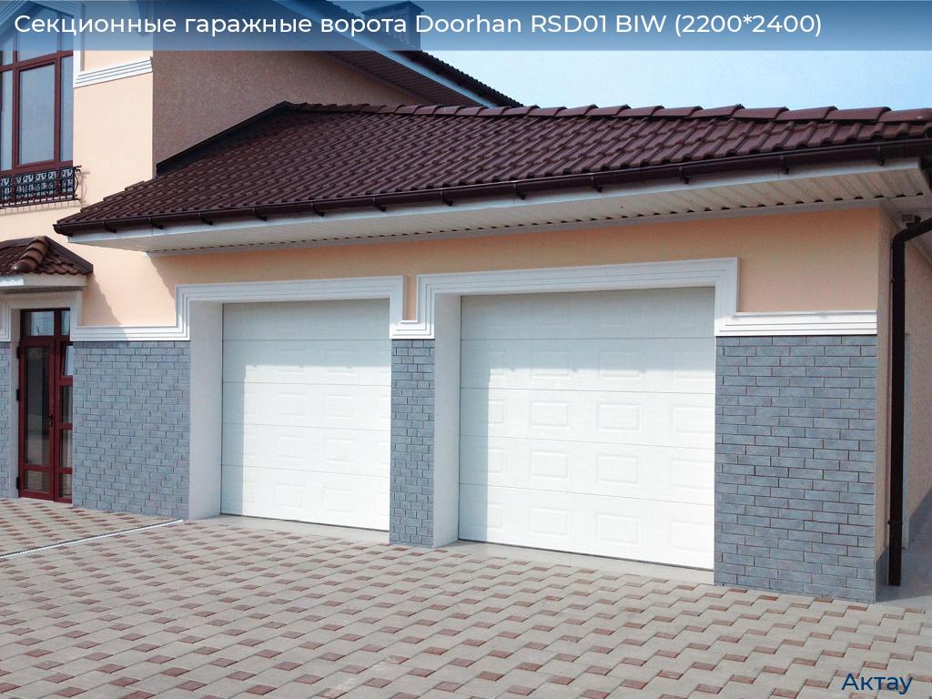 Секционные гаражные ворота Doorhan RSD01 BIW (2200*2400), aktau.doorhan.ru