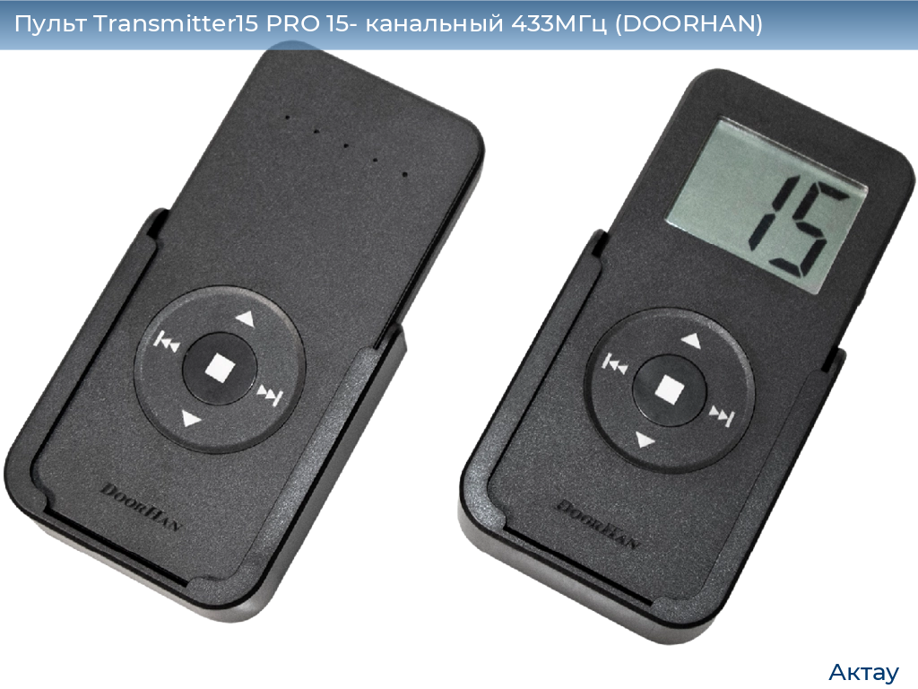 Пульт Transmitter15 PRO 15- канальный 433МГц (DOORHAN), aktau.doorhan.ru